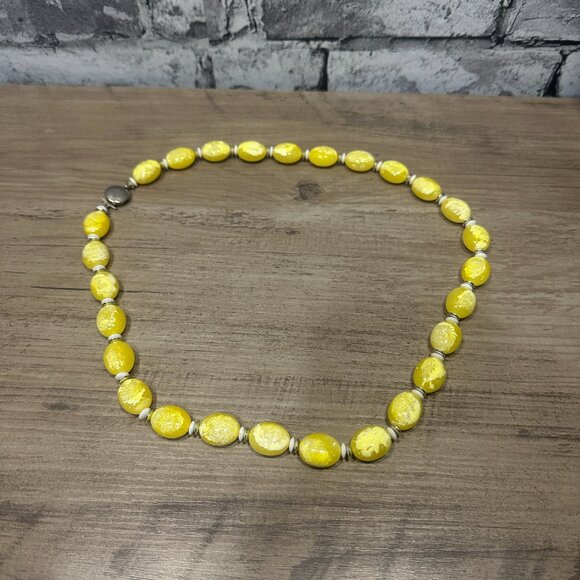 EUC Louise Carter Set Of Beaded Gemstone Necklaces In Box (Yellow & Turquoise) - Picture 6 of 15